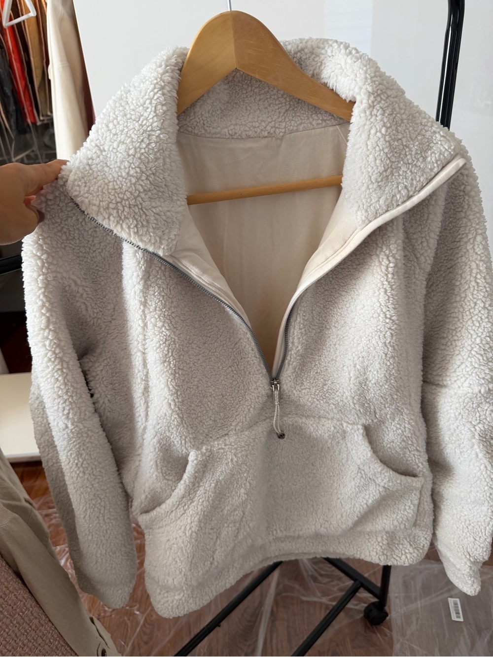 Lululemon Scuba Oversized Fleece Funnel-Neck Half-Zip
